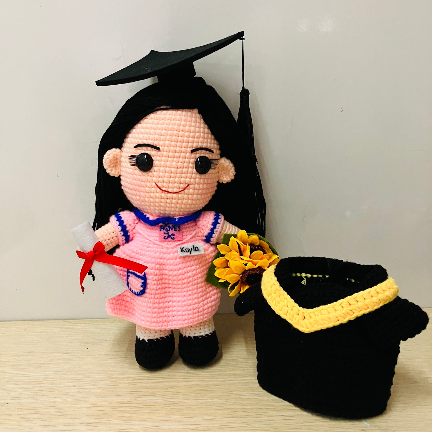 畢業款鈎織公仔