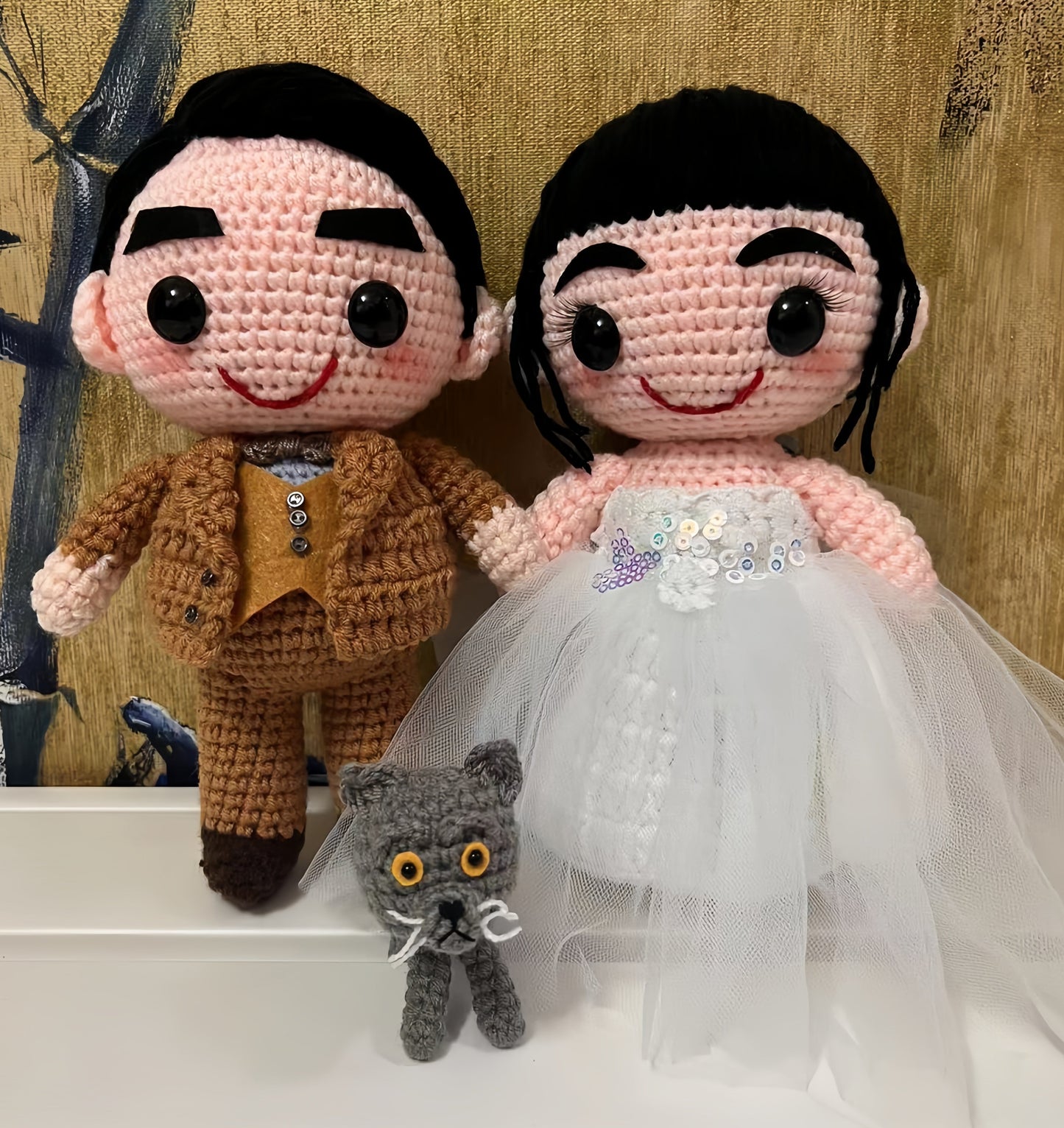 婚紗禮服結婚公仔